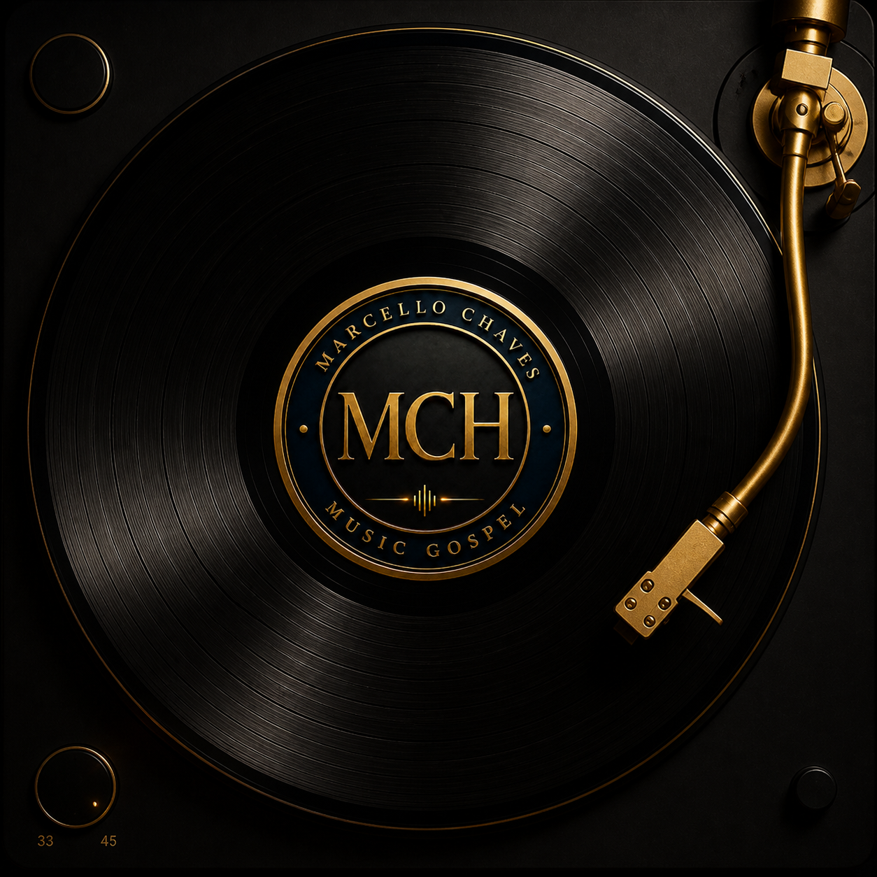 Vinil MCH Music Gospel — capa de Composição Demonstrativa 01